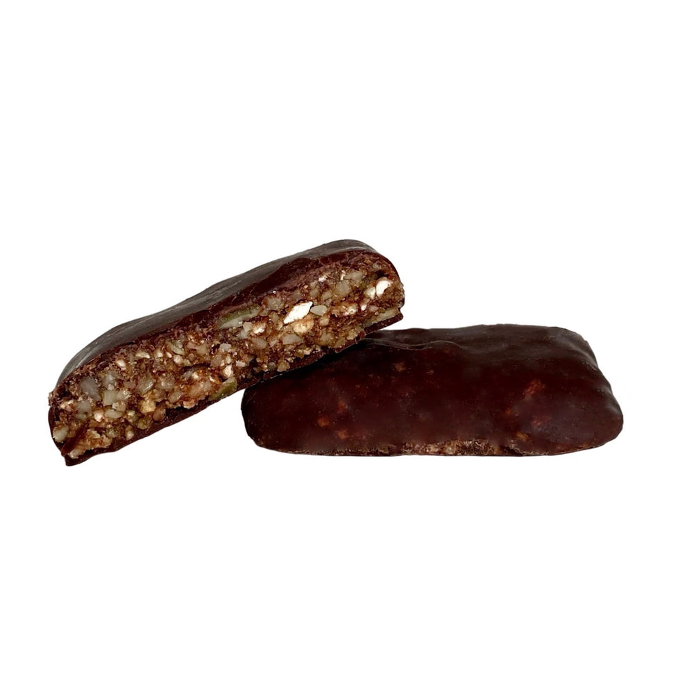 Chocolate Mini Vegan Protein Bar. 1oz