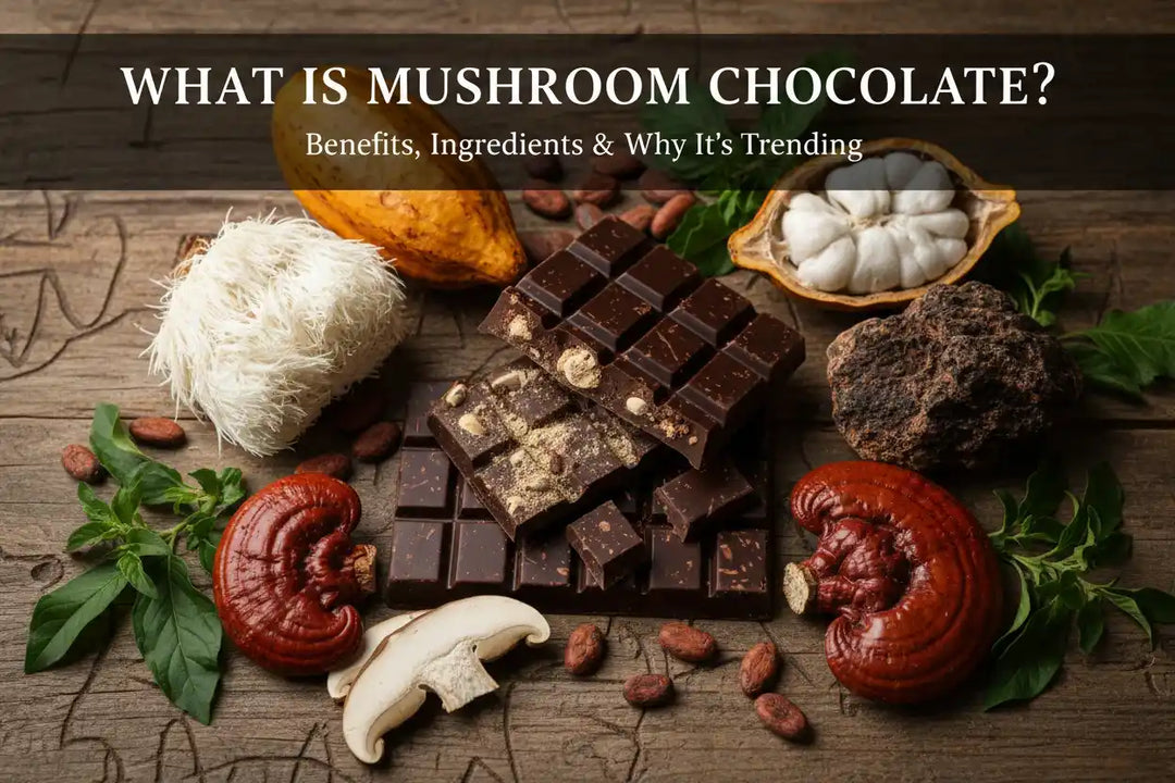 What Is Mushroom Chocolate? Benefits, Ingredients & Why It’s Trending