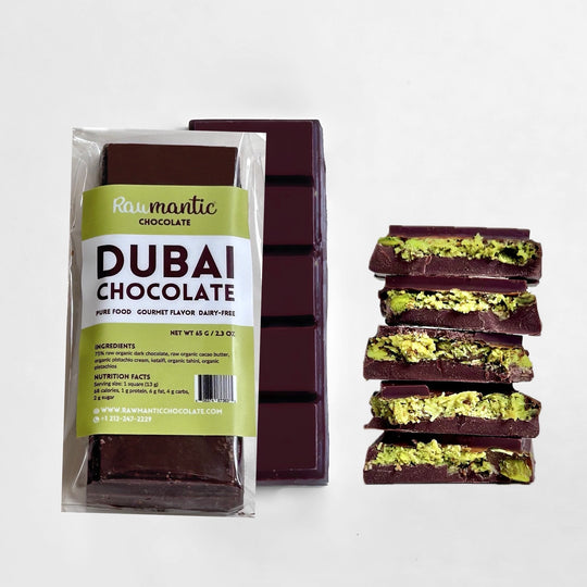 Dubai Chocolate knafeh Pistachio Chocolate Bar. 2.3Zoz/65g