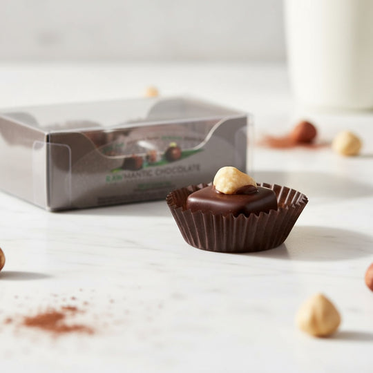 2pc 75% Raw Dark Chocolate Truffle Set