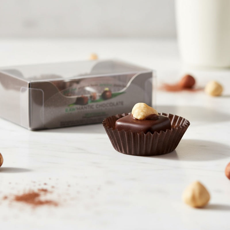 2pc 75% Raw Dark Chocolate Truffle Set
