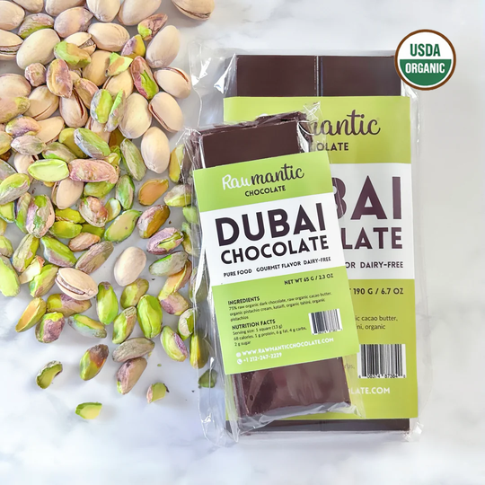 Dubai Chocolate knafeh Pistachio Chocolate Bar. 2.3oz/90g