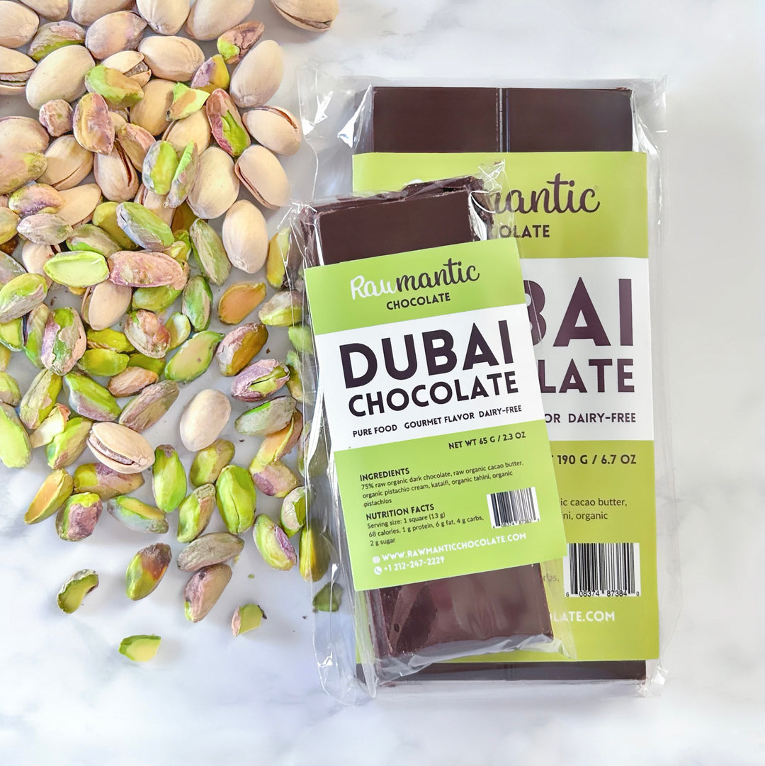 Dubai Chocolate knafeh Pistachio Chocolate Bar. 2.3Zoz/65g