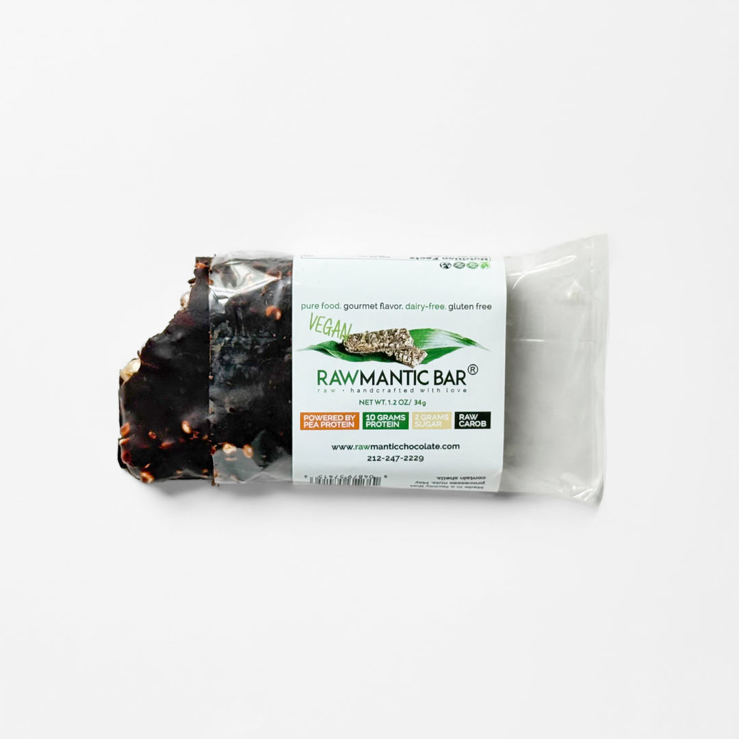 VEGAN CAROB WHOLE GRAIN HIPPOCRATES INSTITUTE NUTRITIONAL BAR.1.2oz/34g