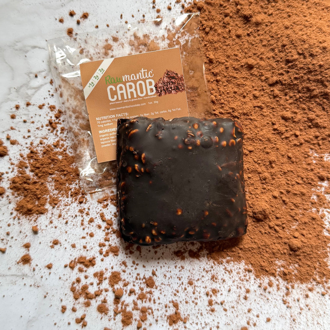 Vegan Carob Mini Protein Bar. Pack of 20