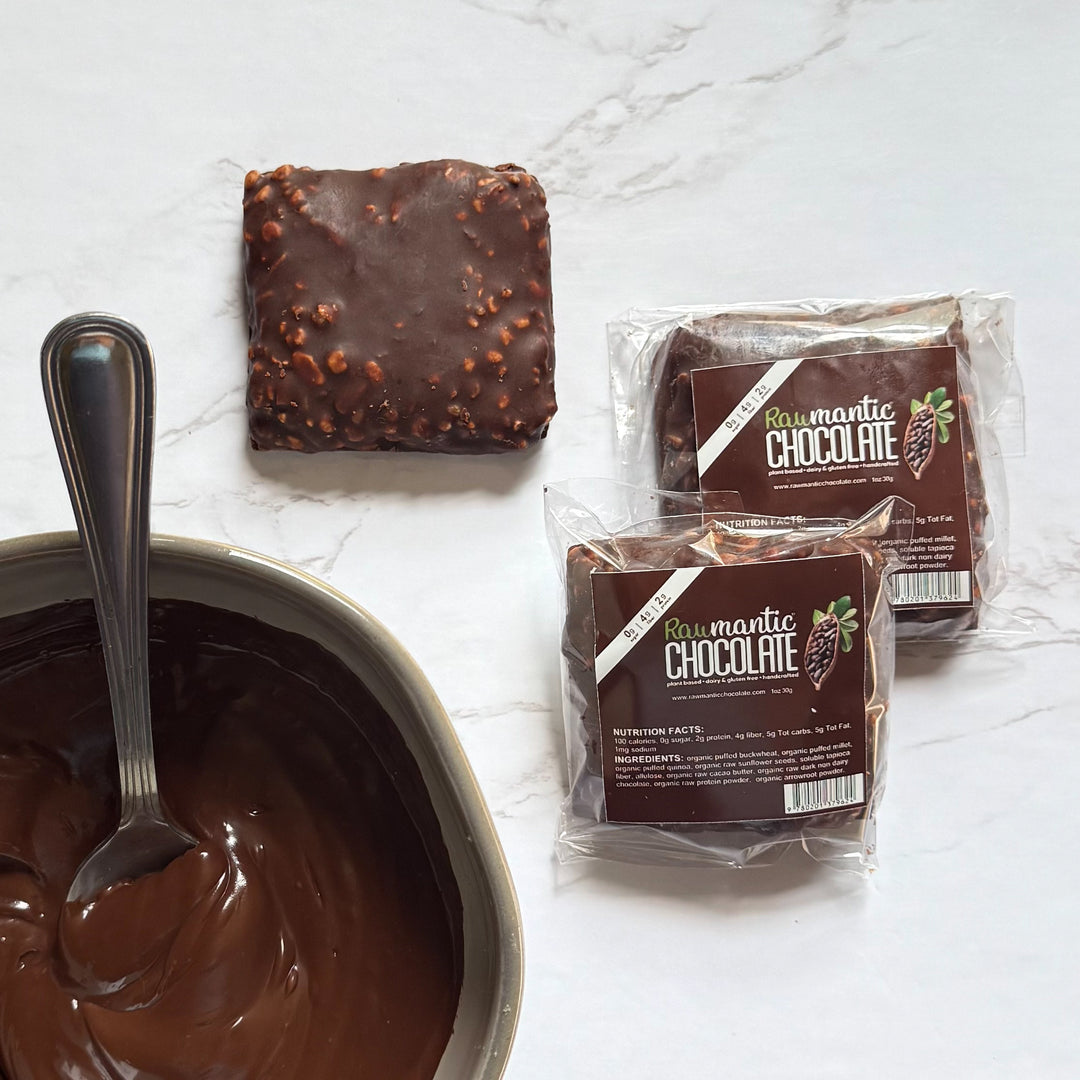 Chocolate Mini Vegan Protein Bar. Pack of 20