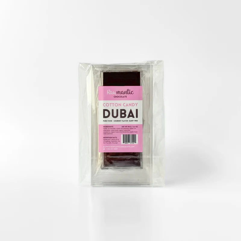 Cotton Candy Angel Hair Dubai chocolate plant based, vegan Bar. 90g