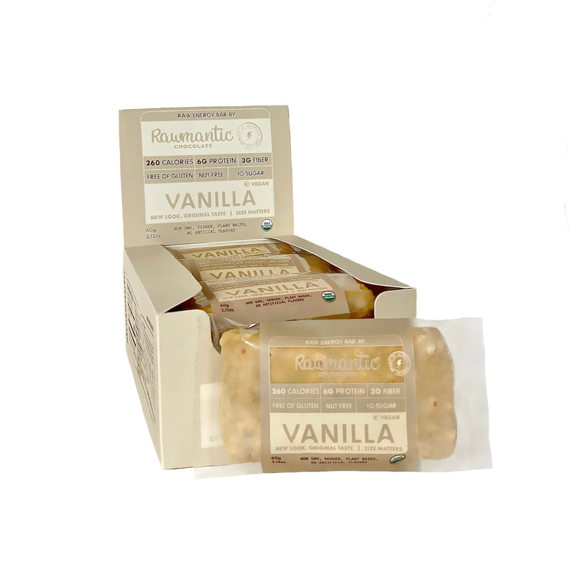 SUBSCRIBE & SAVE 24 Fitness Sugar-Free Vegan Vanilla Protein Bars. Pack of 12
