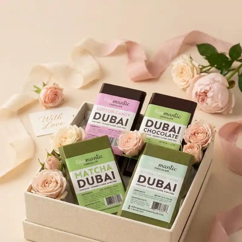 Dubai Chocolate, Cotton Candy Angel Hair Multi-Serve Best Sellers Bundle. Pack of 4