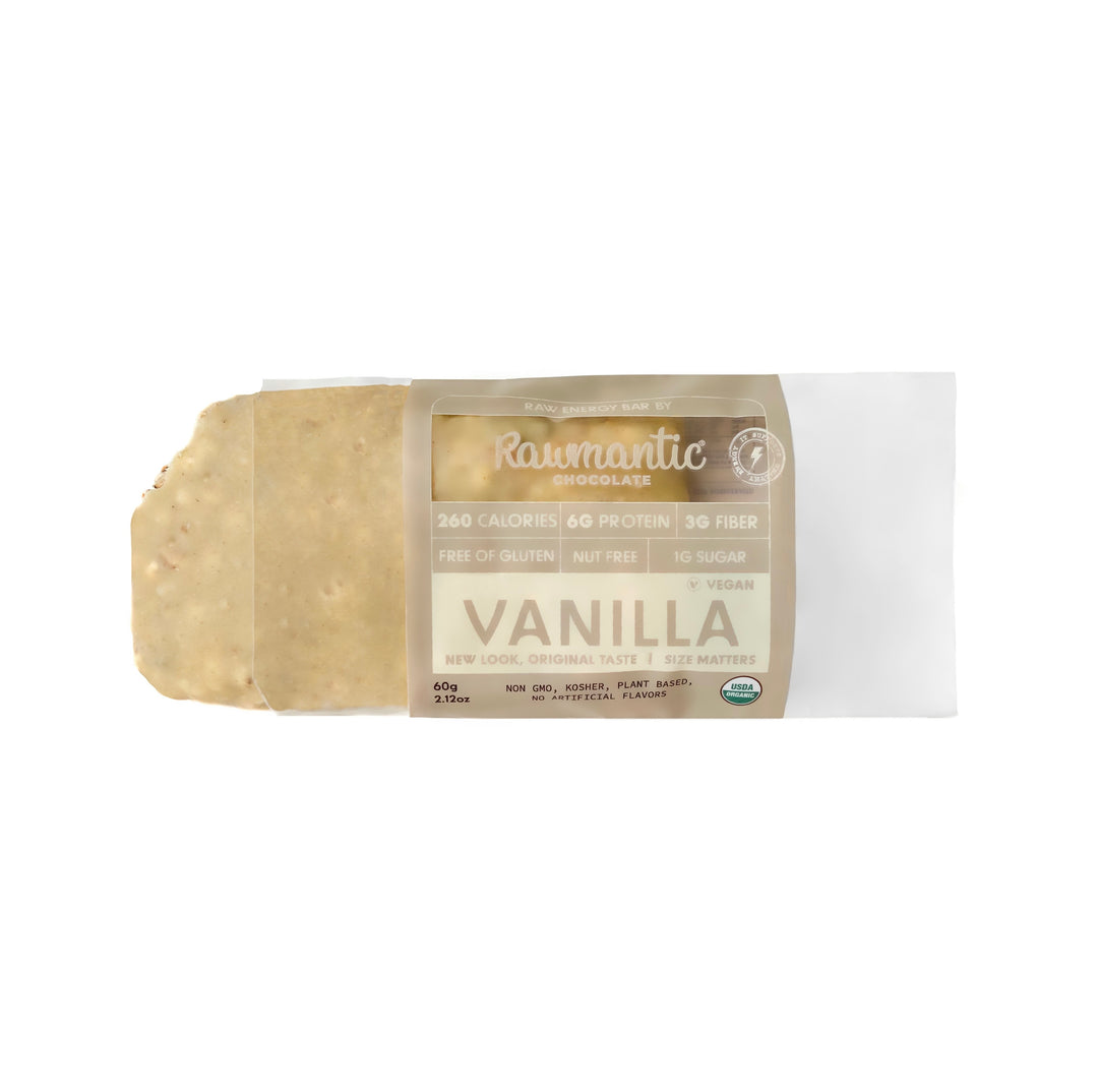 Fitness Sugar-Free Vegan Plant Based Vanilla Protein Nutritional Bars