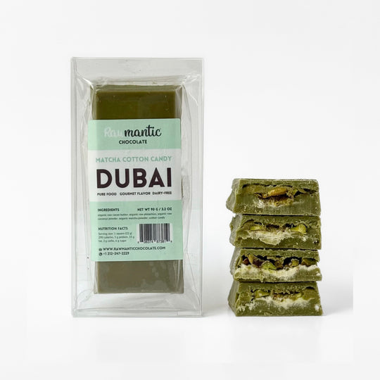Matcha Cotton Candy Dubai Chocolate bar.90g