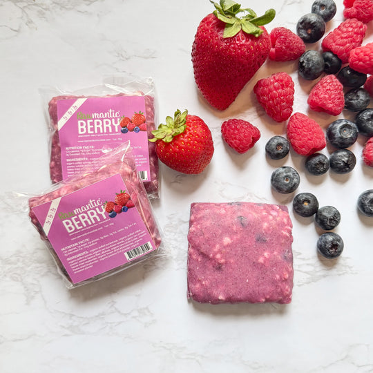 Mixed Berry Mini Vegan Protein Bar, Nut-Free. Pack of 20