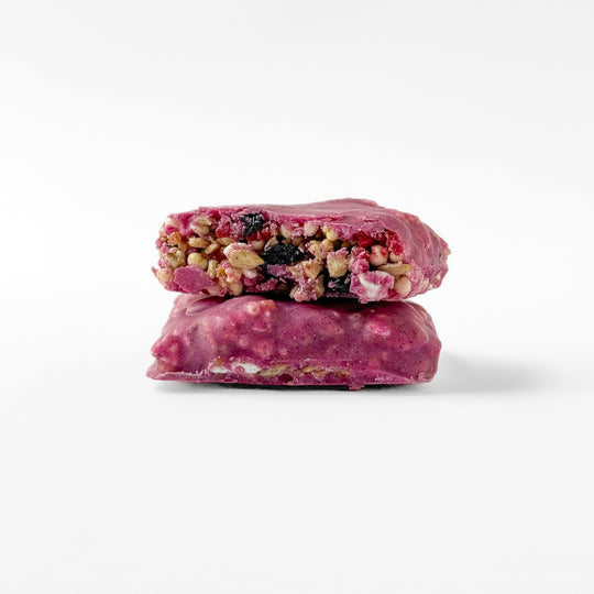 Mixed Berry Mini Vegan Protein Bar, Nut-Free. Pack of 20