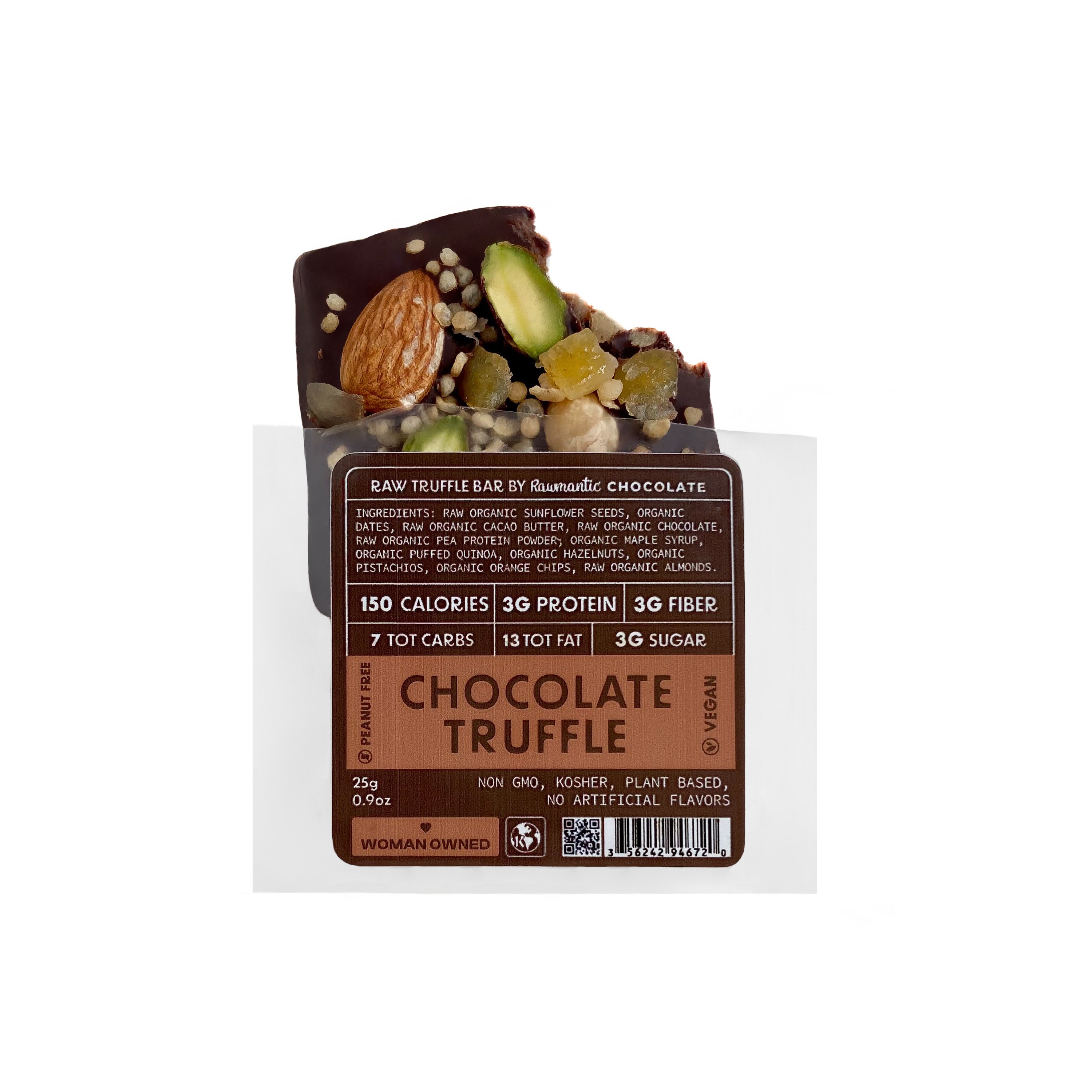 Chocolate Mini Truffle Bar Plant Based Vegan – Rawmantic Chocolate