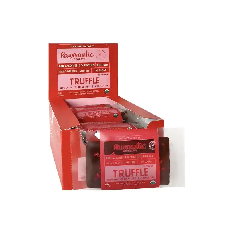 Dark Chocolate Truffle Mixed Berry nutritional Protein bars. Pack of 12