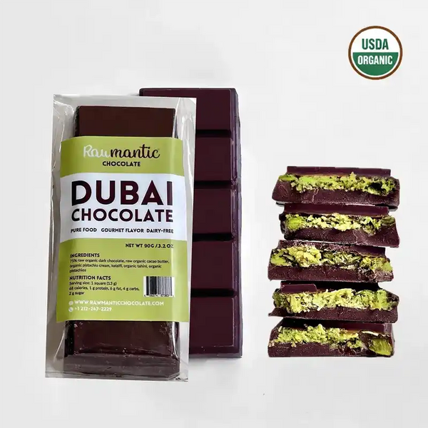 Dubai Chocolate knafeh Pistachio Chocolate Bar. 2.3oz/90g