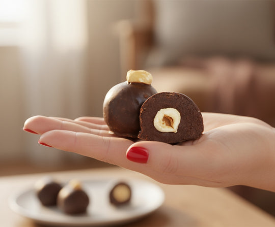 2pc 75% Raw Dark Chocolate Truffle Set