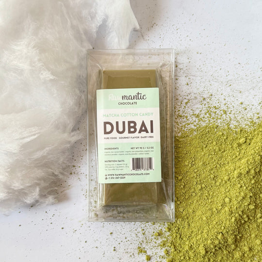Matcha Cotton Candy Dubai Chocolate bar.90g