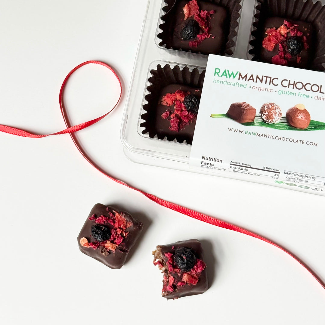 Mixed Berry Chocolate Truffles