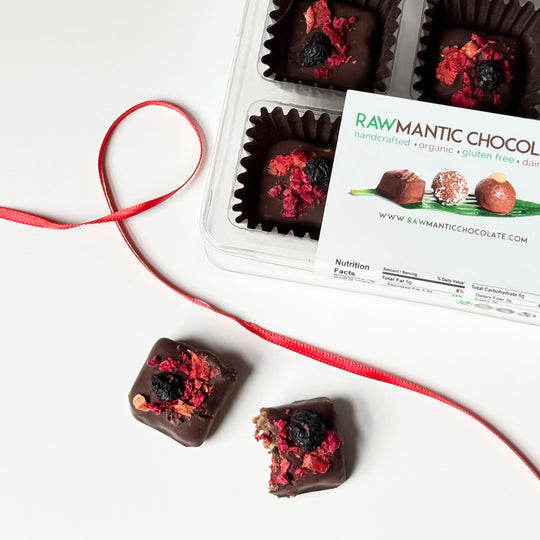 Mixed Berry Chocolate Truffles