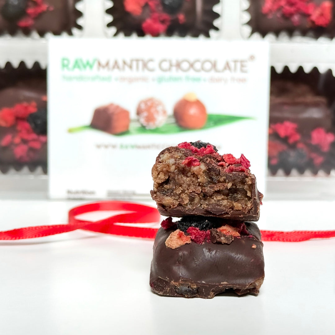 Mixed Berry Chocolate Truffles