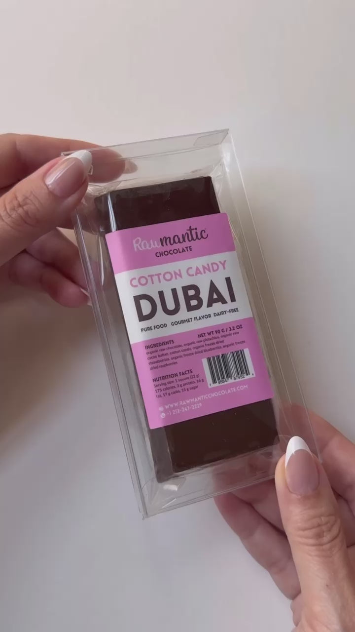 Cotton Candy Dubai chocolate Bar