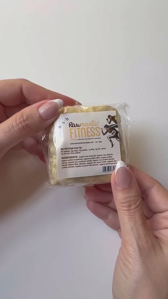 Fitness mini vanilla Protein bar. Pack of 20