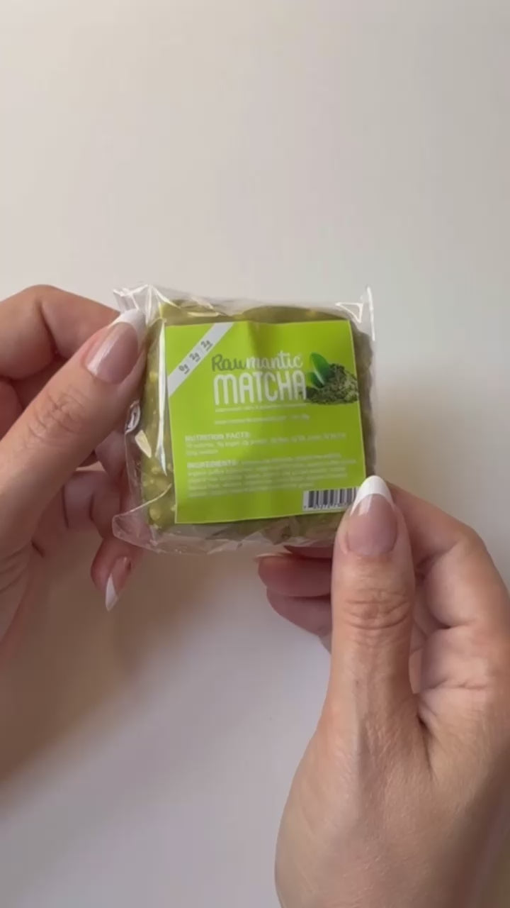 Matcha Mini Vegan Protein Bar. Pack of 20