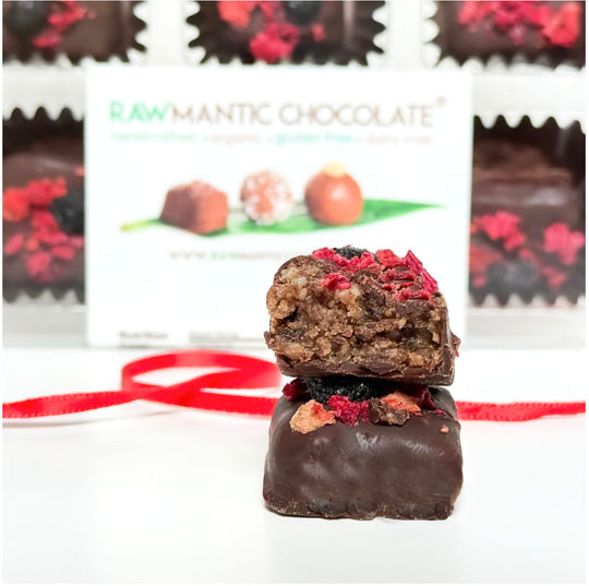 Mixed Berry Chocolate Truffles