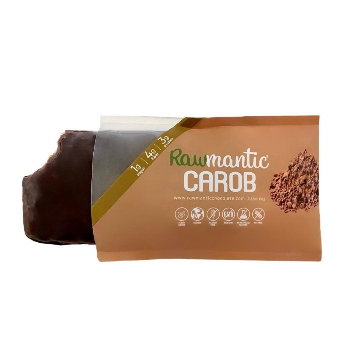 Carob Vegan Protein Bars Rawmantic Chocolate