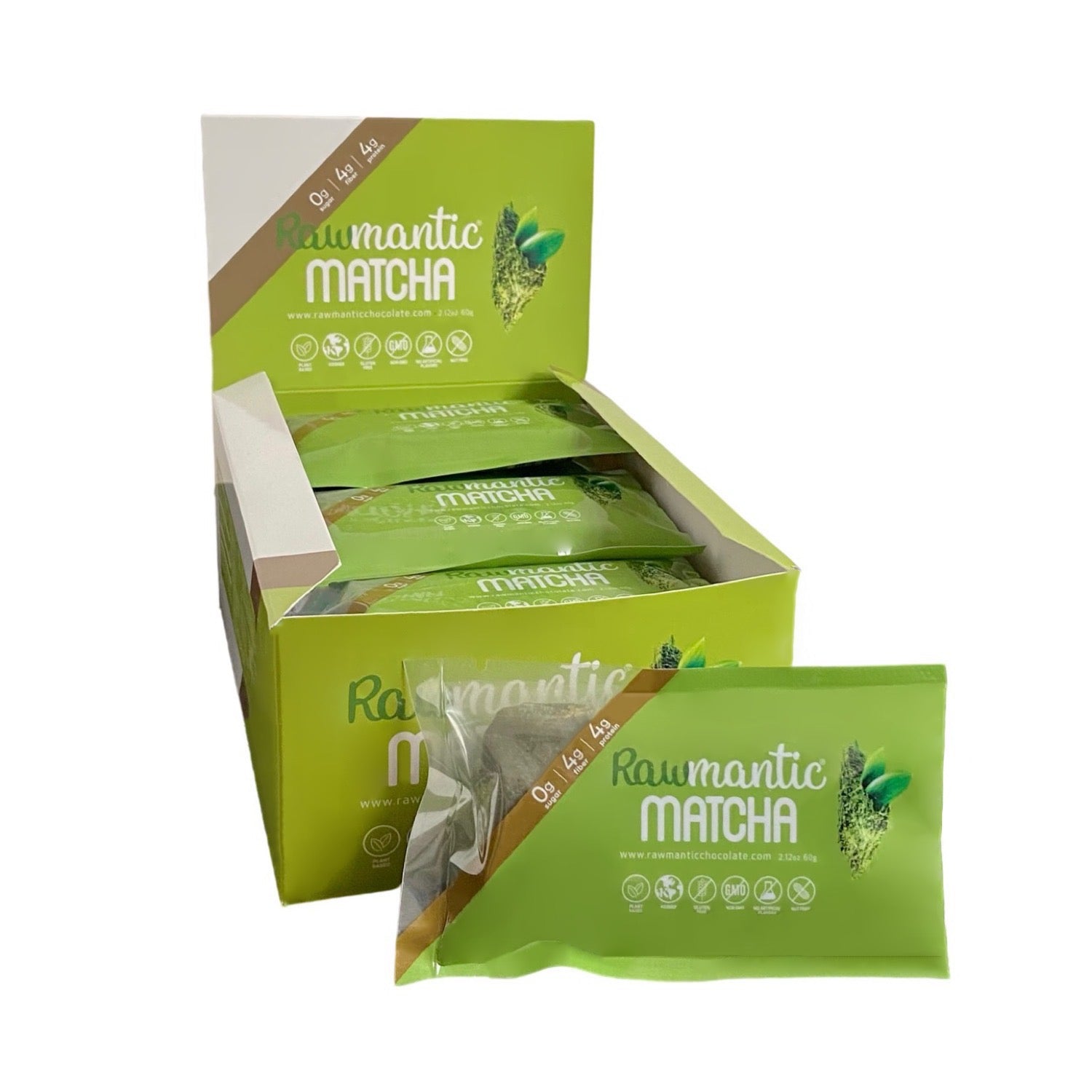 Matcha Vegan Protein Bars – Rawmantic Chocolate